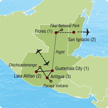 Map of Guatemala