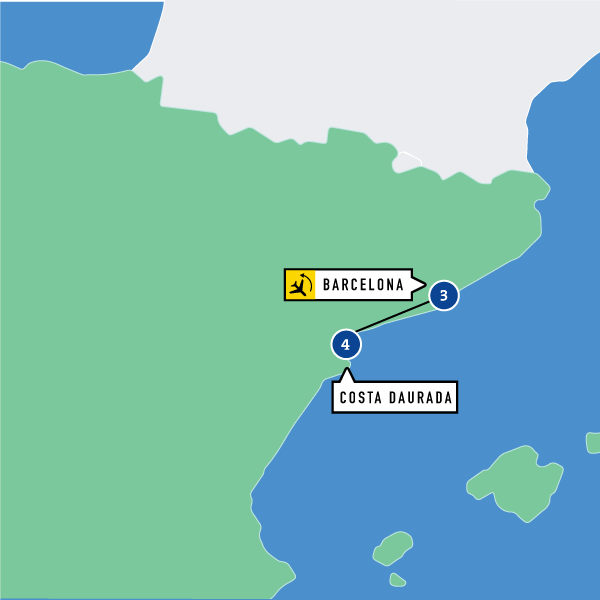 Map of Barcelona and the Mediterranean International Cup (MIC)