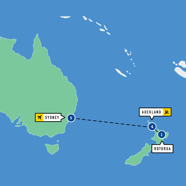 Map of Women’s World Cup 2023: New Zealand and Australia