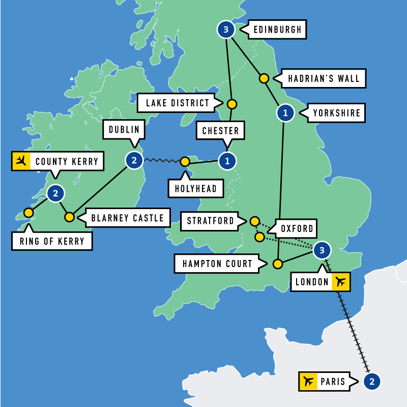 Map of The British Isles