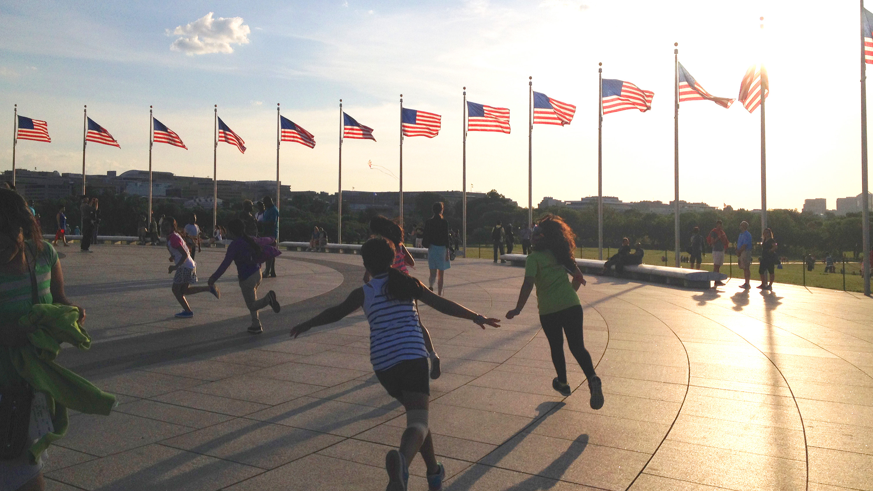 Washington Monument at Sunset