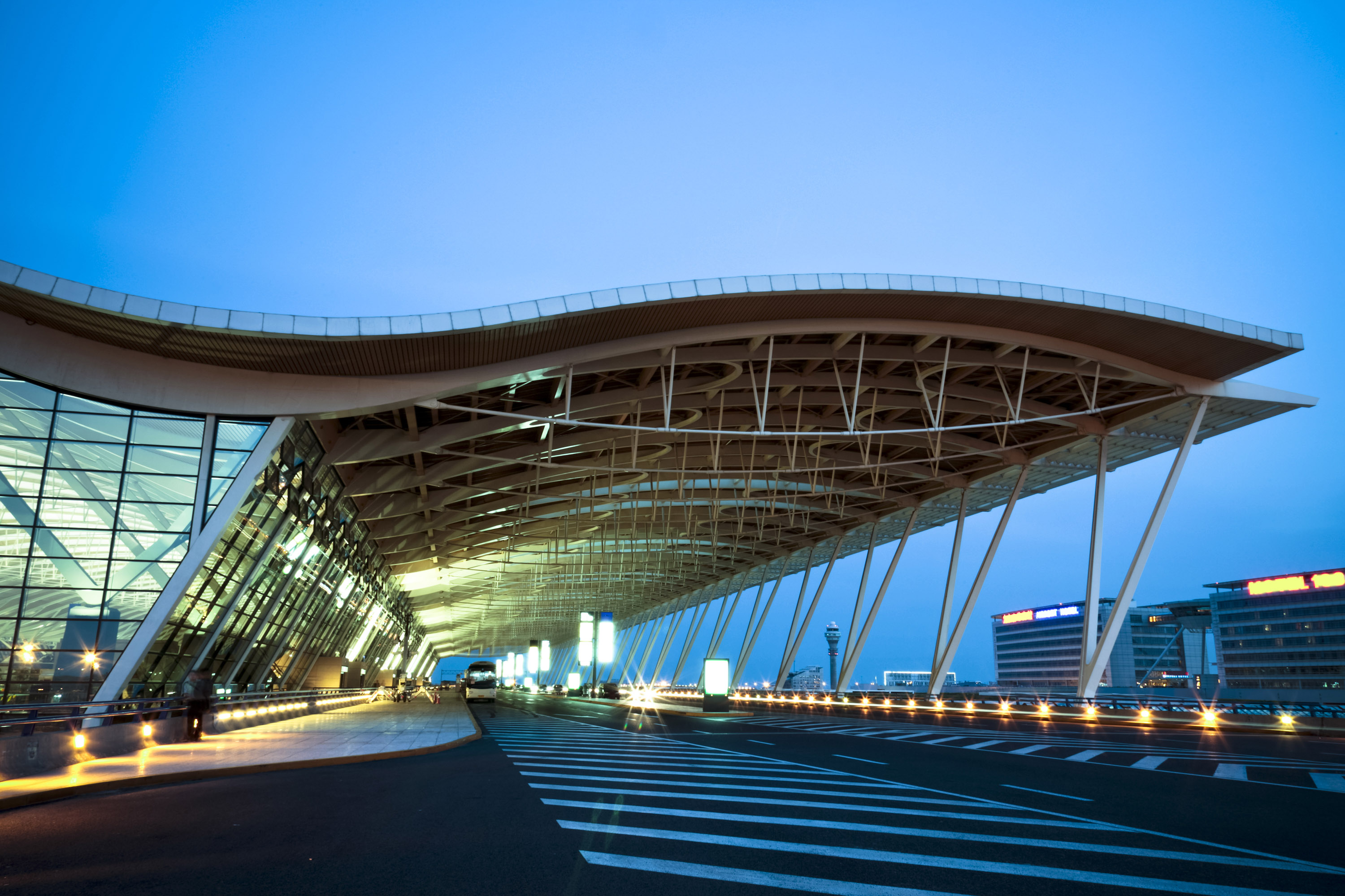 airport, Shanghai, China