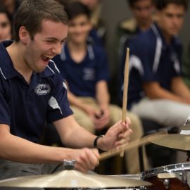 OnStage - Drummer band student