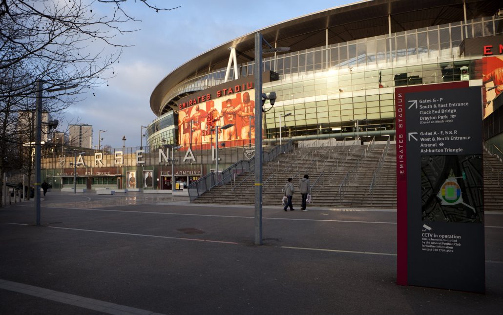 Arsenal Soccer Stadium, Highbury, North London