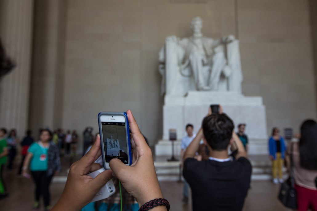 Lincoln Memorial Selfie