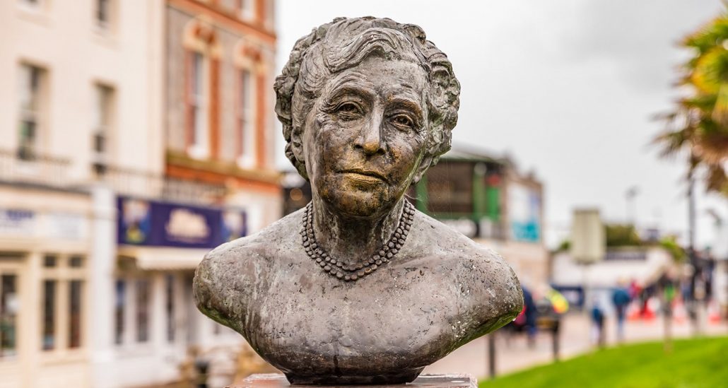 Statue of Agatha Christie